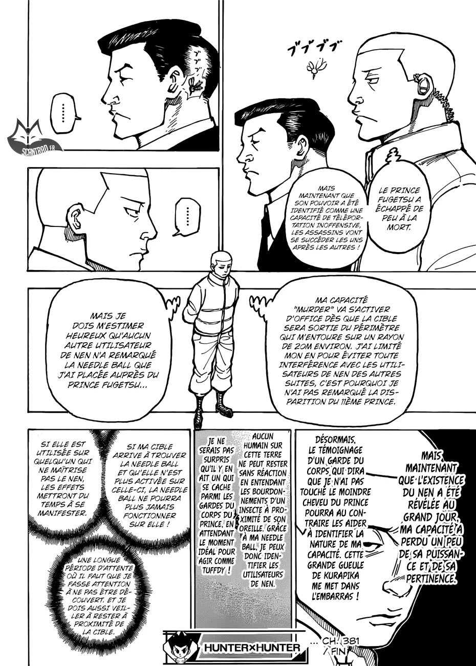 Hunter X Hunter Chapter 381 page 18 - read online in English