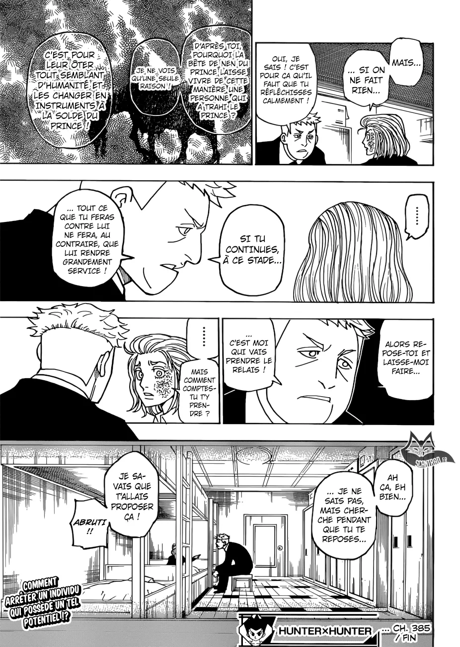 Hunter X Hunter Chapter 385 page 19 - read online in English